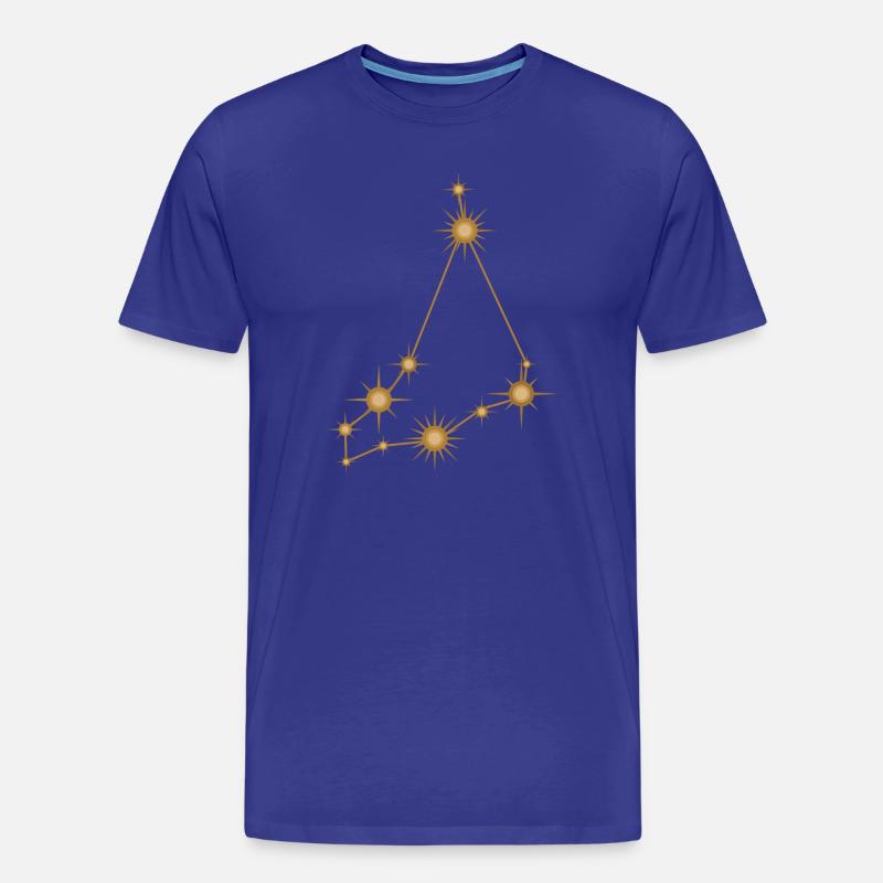 Sternbild Steinbock Sternzeichen Sternzeichen - Männer Premium Bio T-Shirt - Königsblau