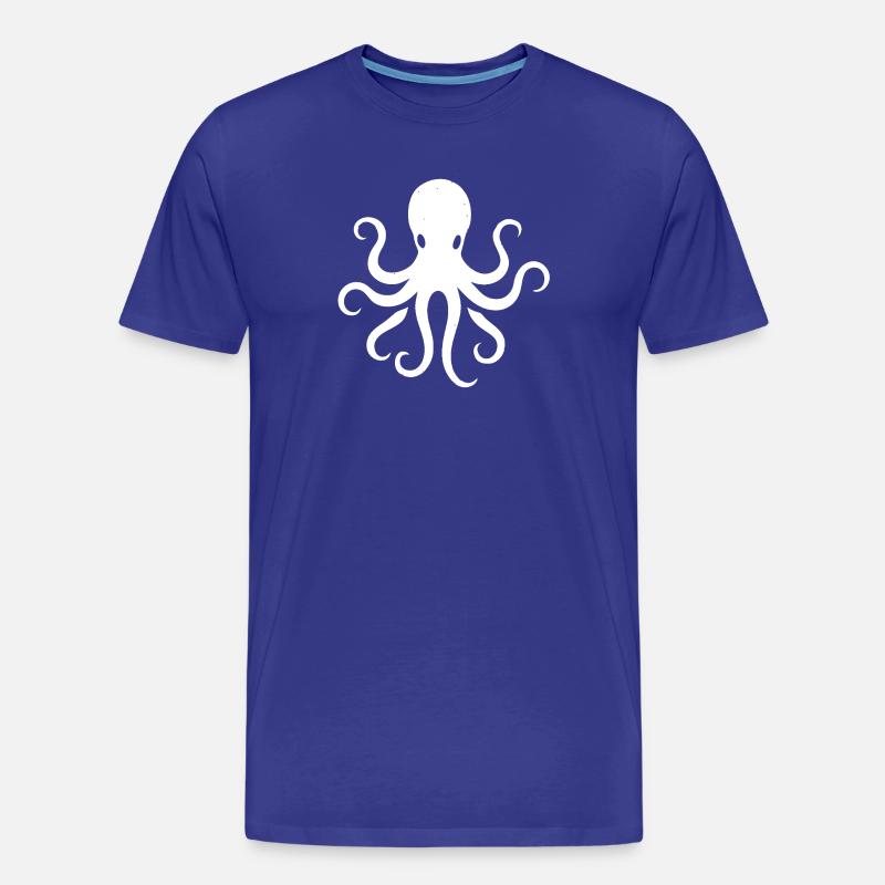 Oktopus - Männer Premium Bio T-Shirt - Königsblau