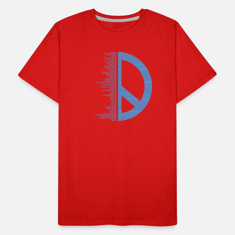 Pacifica - Frieden Männer Premium Bio T-Shirt
