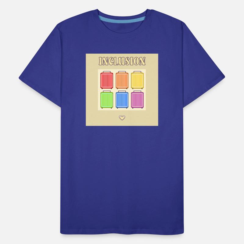 Inclusion Diversit Pride Fiert Valise T-shirt bio Premium Homme