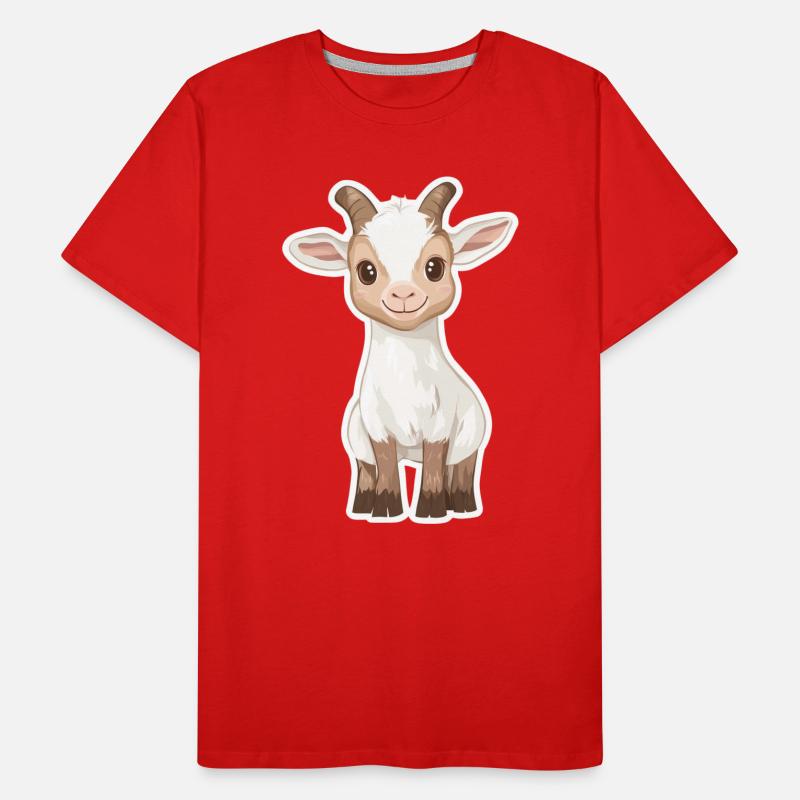 Chèvre T-shirt bio Premium Homme