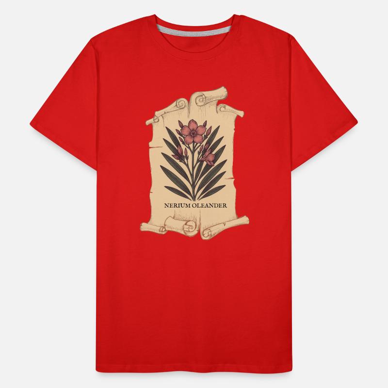 Nerium oleander – Deadly elegance Men's Premium Organic T-Shirt