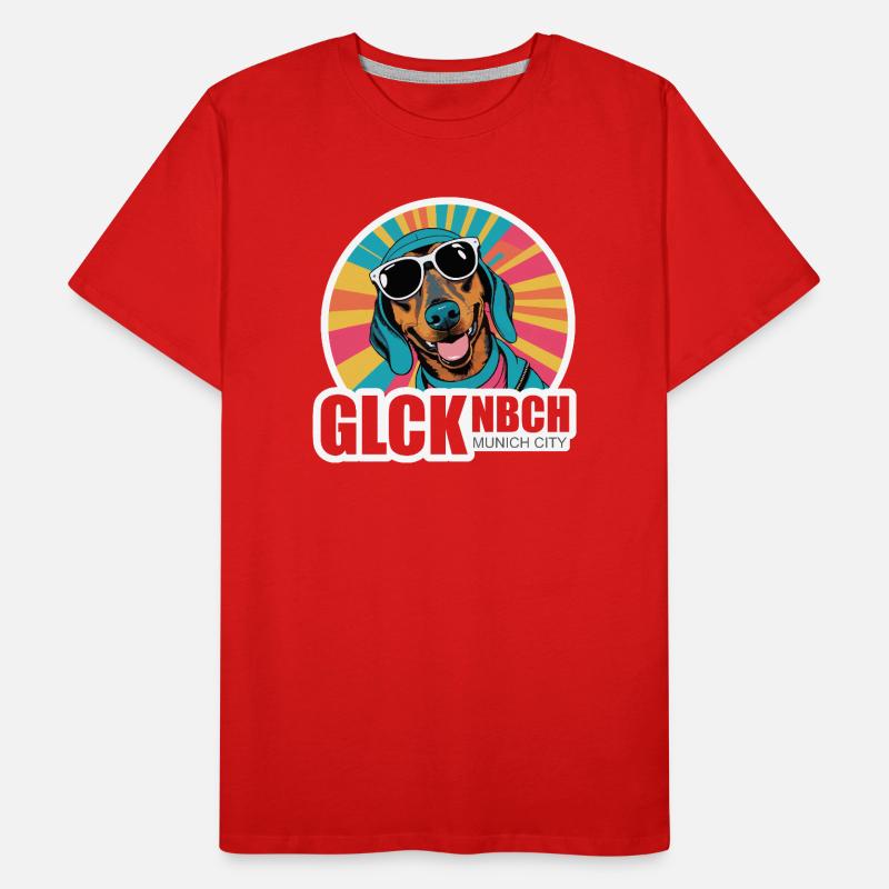Glockenbach district? Anytime! Men's Premium Organic T-Shirt
