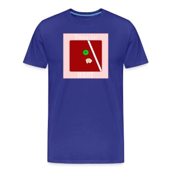 TENNIS SOMMER HITZE EIER - Männer Premium Bio T-Shirt - Königsblau - Vorne - Damien (186cm)