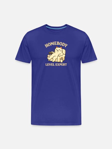 Homebody: Level Expert - Men's Premium Organic T-Shirt - royal blue