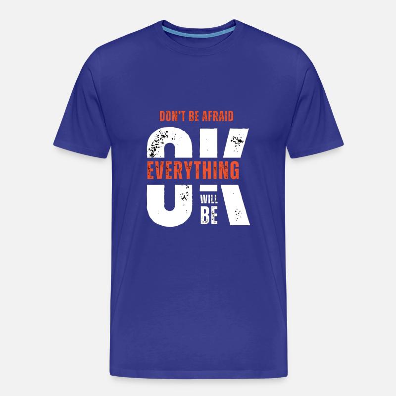 Bleiben Sie stark - Männer Premium Bio T-Shirt - Königsblau