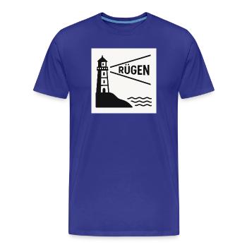 Réprimander - T-shirt bio Premium Homme - bleu roi - Devant - Damien (186cm)