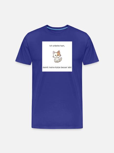 Everything for your cat - Men's Premium Organic T-Shirt - royal blue