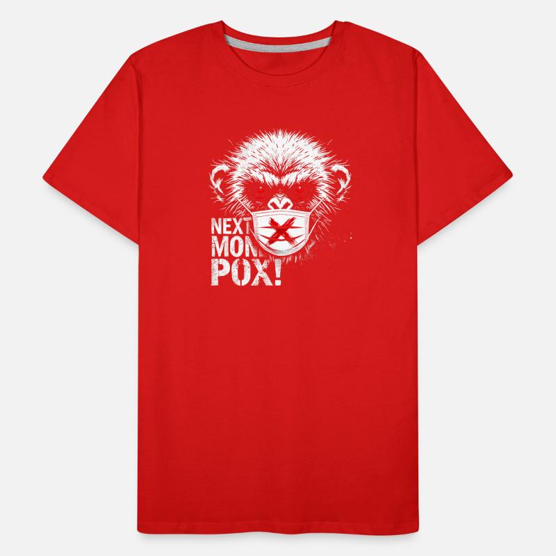 Protest Monkey Face Mask Artwork T-shirt bio Premium Homme
