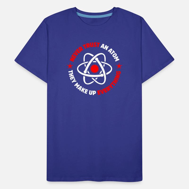 protons neutrons electrons Men's Premium Organic T-Shirt