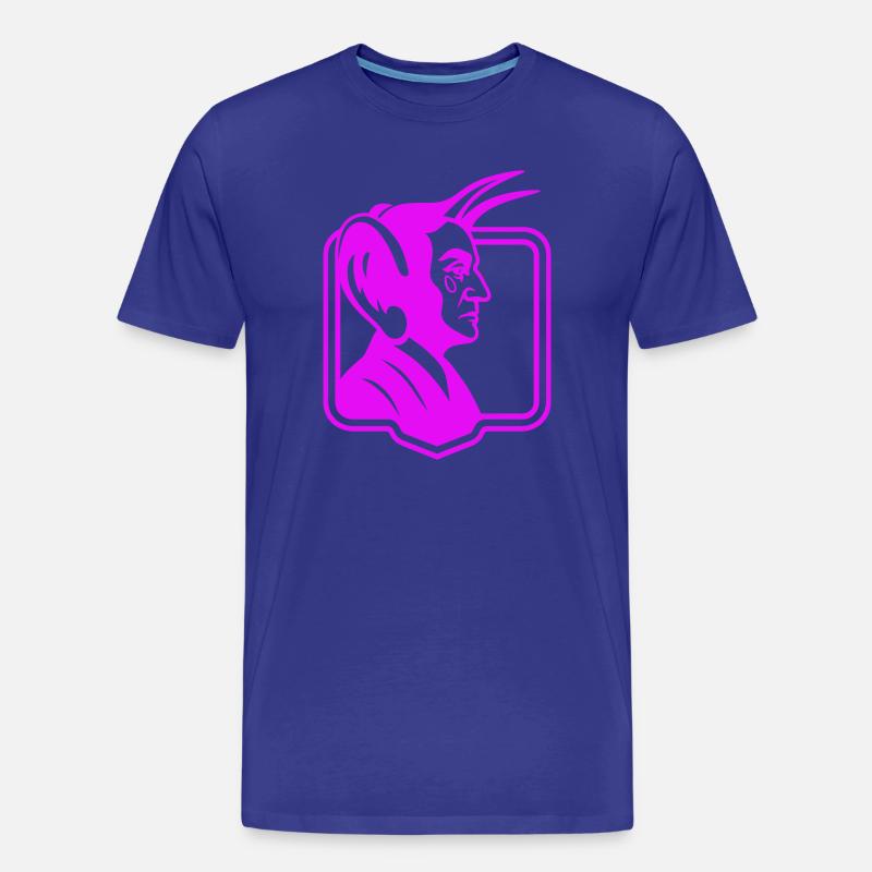 Devil big Ear Pop Art - Männer Premium Bio T-Shirt - Königsblau