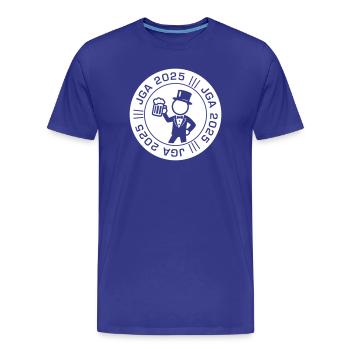 Enterrement de vie de garçon 2025 Enterrement de vie de garçon - T-shirt bio Premium Homme - bleu roi - Devant - Damien (186cm)
