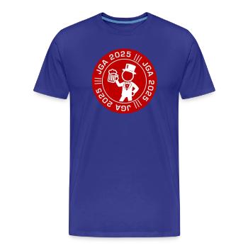 Enterrement de vie de garçon 2025 Enterrement de vie de garçon - T-shirt bio Premium Homme - bleu roi - Devant - Damien (186cm)