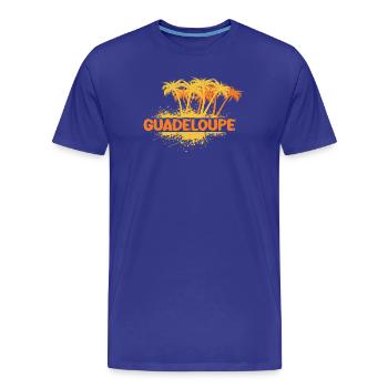 Cadeau pour la Guadeloupe - T-shirt bio Premium Homme - bleu roi - Devant - Damien (186cm)