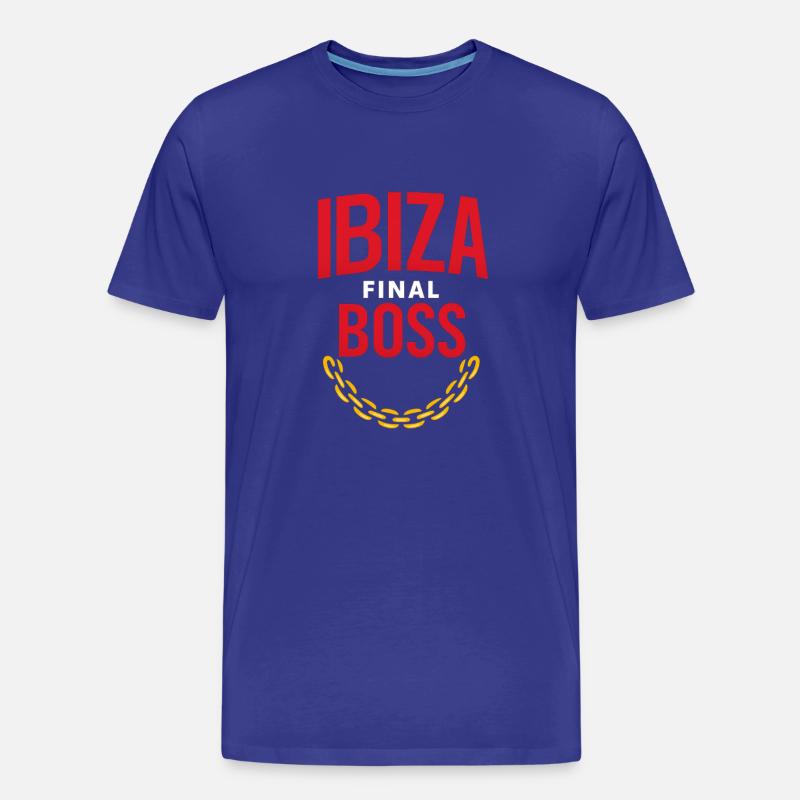 Ibiza Final B. Logo – Party Edition - Männer Premium Bio T-Shirt - Königsblau