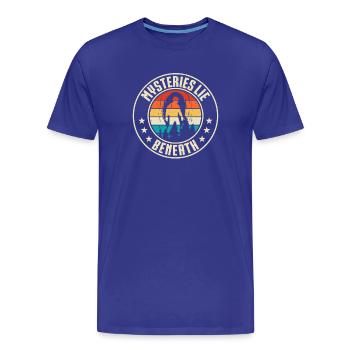 Explorateur de grottes spéléologiques - T-shirt bio Premium Homme - bleu roi - Devant - Damien (186cm)