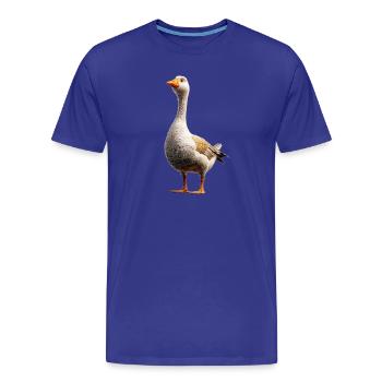 Oie mignon oie poussins Oie poussin canard petites oies - T-shirt bio Premium Homme - bleu roi - Devant - Damien (186cm)