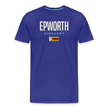Epworth, Zimbabwe - T-shirt bio Premium Homme - bleu roi - Devant - Damien (186cm)