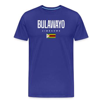 Bulawayo, Zimbabwe - T-shirt bio Premium Homme - bleu roi - Devant - Damien (186cm)