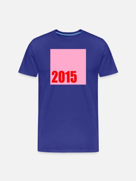 Millésime 2015 Anniversaire - T-shirt bio Premium Homme - bleu roi