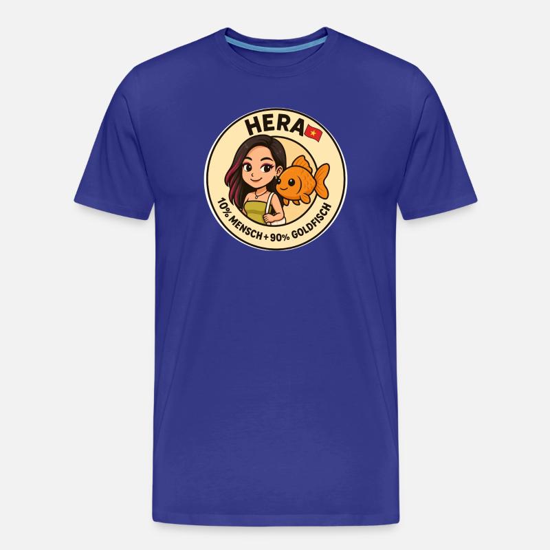 Hera - Männer Premium Bio T-Shirt - Königsblau