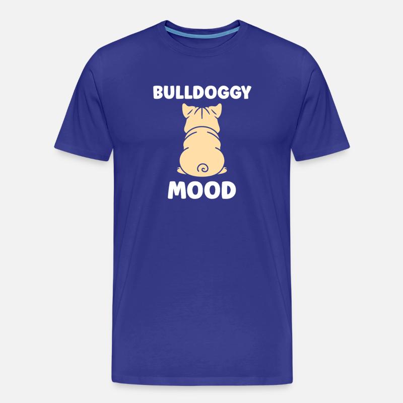 Beruhigtes Maskottchen Hundemuster - Männer Premium Bio T-Shirt - Königsblau