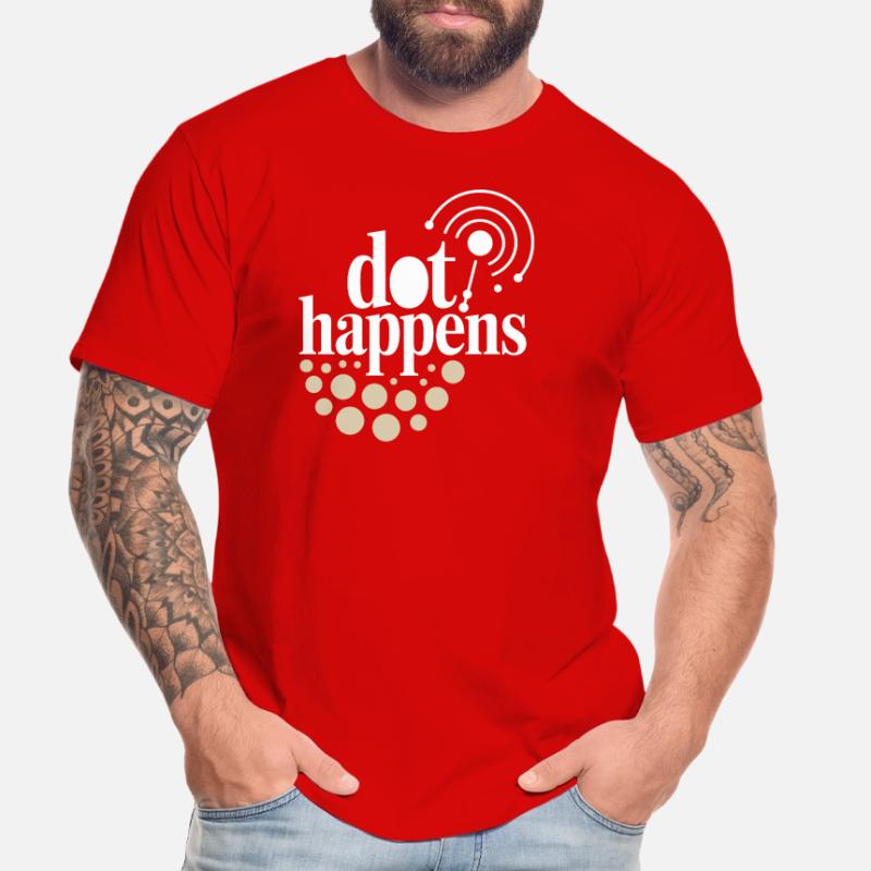 Dot Happens Morse Code Fun T-shirt bio Premium Homme