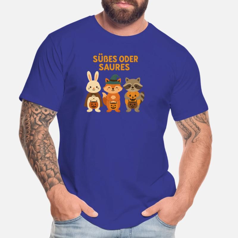 Süßes oder Saures - Waldtiere Männer Premium Bio T-Shirt