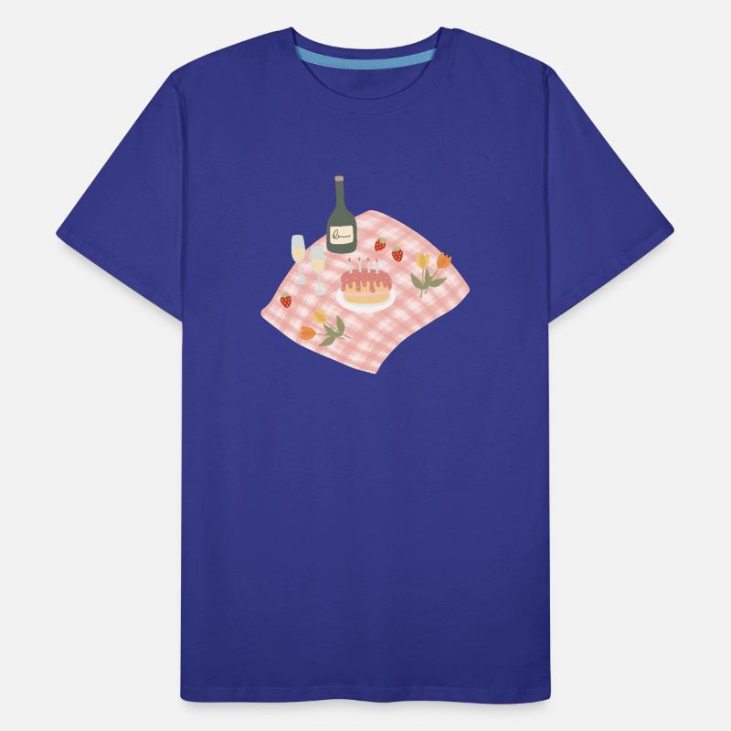 Conception de fête de pique-de célébration T-shirt bio Premium Homme