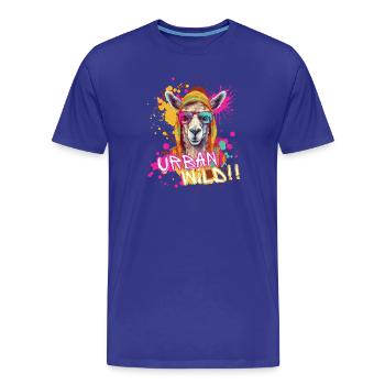 Urban Wild - T-shirt bio Premium Homme - bleu roi - Devant - Damien (186cm)