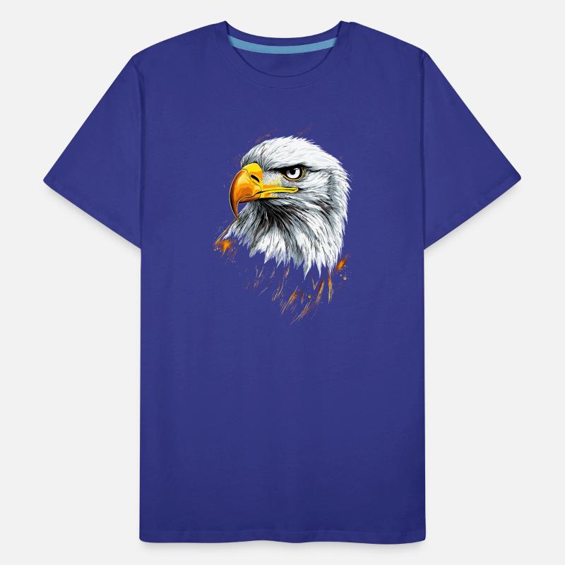 Eagle Bald Eagle Golden Eagle White-tailed Eagle Men's Premium Organic T-Shirt