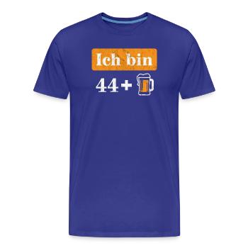 J’ai 44 ans plus bière 45e anniversaire - T-shirt bio Premium Homme - bleu roi - Devant - Damien (186cm)