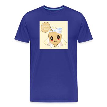 Future Mariée Pois Chiches - T-shirt bio Premium Homme - bleu roi - Devant - Damien (186cm)