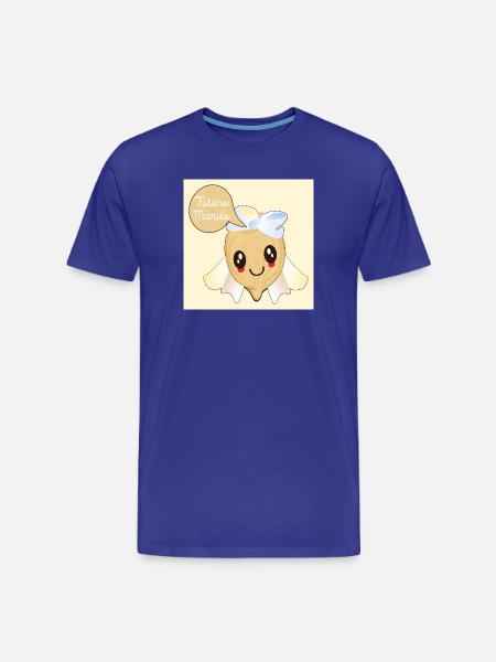 Chickpea Bride-to-Be - Men's Premium Organic T-Shirt - royal blue