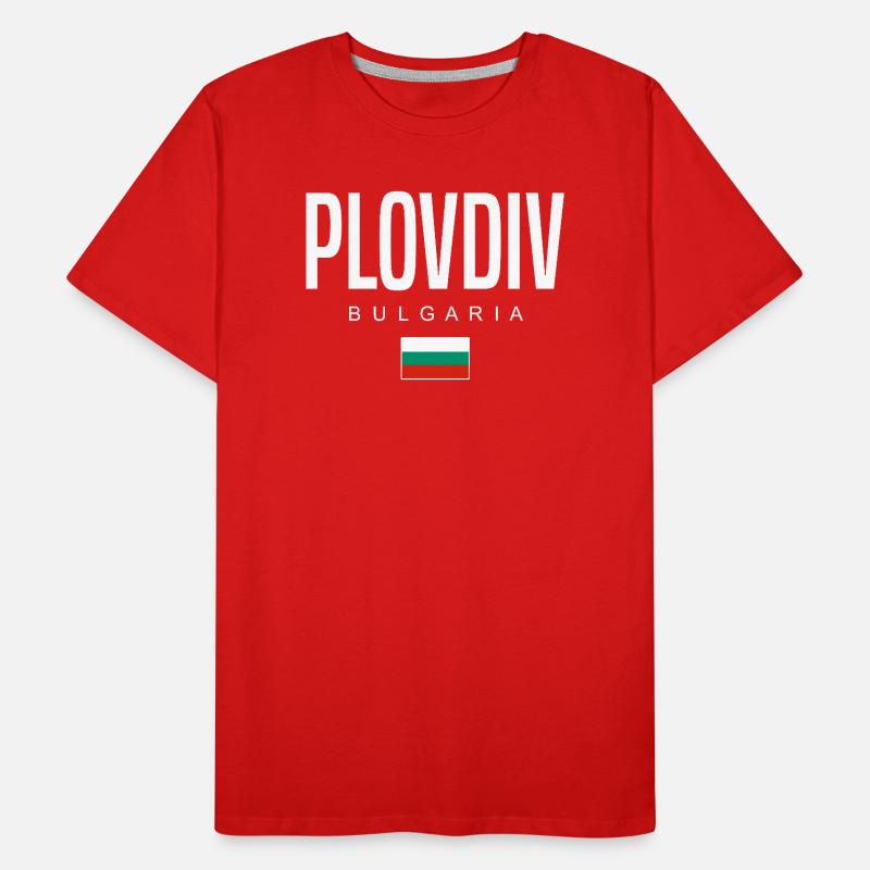 Plovdiv Bulgarie T-shirt bio Premium Homme