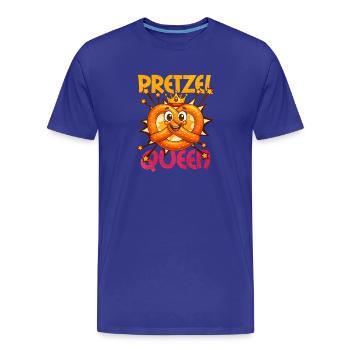 Pretzel - Men's Premium Organic T-Shirt - royal blue - Front - Damien (186cm)