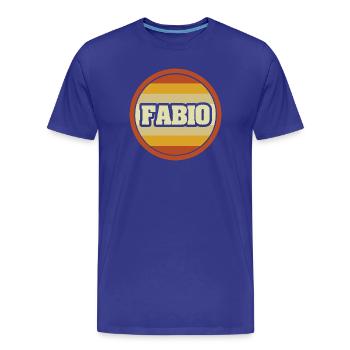 Fabio - Men's Premium Organic T-Shirt - royal blue - Front - Damien (186cm)