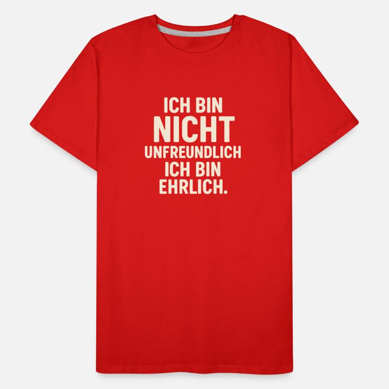 Honnête Hostile - Brillant T-shirt bio Premium Homme