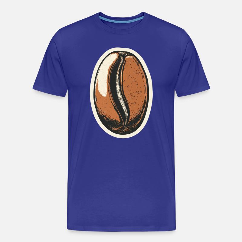 Kaffee - Männer Premium Bio T-Shirt - Königsblau