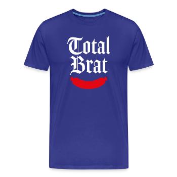 Totale Göre - Männer Premium Bio T-Shirt - Königsblau - Vorne - Damien (186cm)