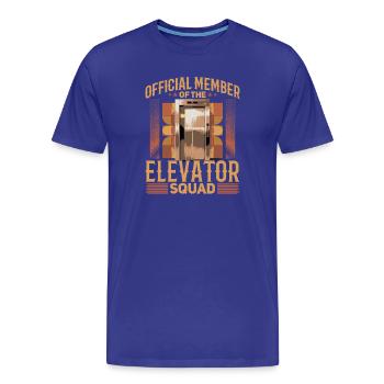 Elevator toddler & kids - Men's Premium Organic T-Shirt - royal blue - Front - Damien (186cm)