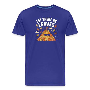 Autumn leaves Autumn leaves Autumn leaves Autumn leaves - Men's Premium Organic T-Shirt - royal blue - Front - Damien (186cm)
