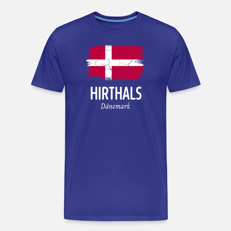 Hirthals - Männer Premium Bio T-Shirt - Königsblau