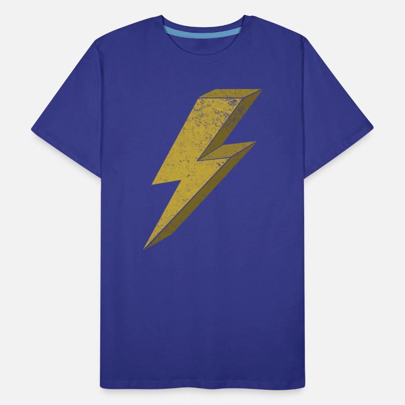 Flash dynamique en or 3D T-shirt bio Premium Homme