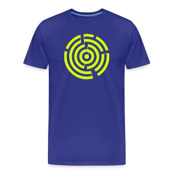 Labyrinth Labyrinth Kornkreis - Männer Premium Bio T-Shirt - Königsblau - Vorne - Damien (186cm)