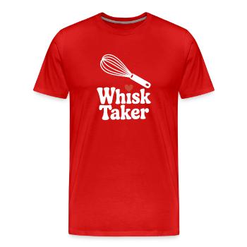 Schneebesen Taker - Männer Premium Bio T-Shirt - Rot - Vorne - Damien (186cm)