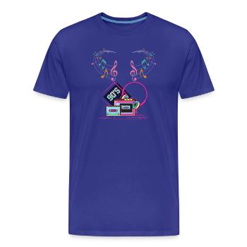 lata_90s music - Men's Premium Organic T-Shirt - royal blue - Front - Damien (186cm)