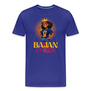Barbados Queen Baja Queen - Männer Premium Bio T-Shirt - Königsblau - Vorne - Damien (186cm)