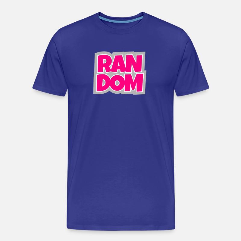 Random - chaotisch und absolut trendy. - Männer Premium Bio T-Shirt - Königsblau