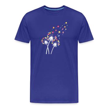 Löwenzahn-Billardkugel, lustiges Queue, Sportkunst - Männer Premium Bio T-Shirt - Königsblau - Vorne - Damien (186cm)